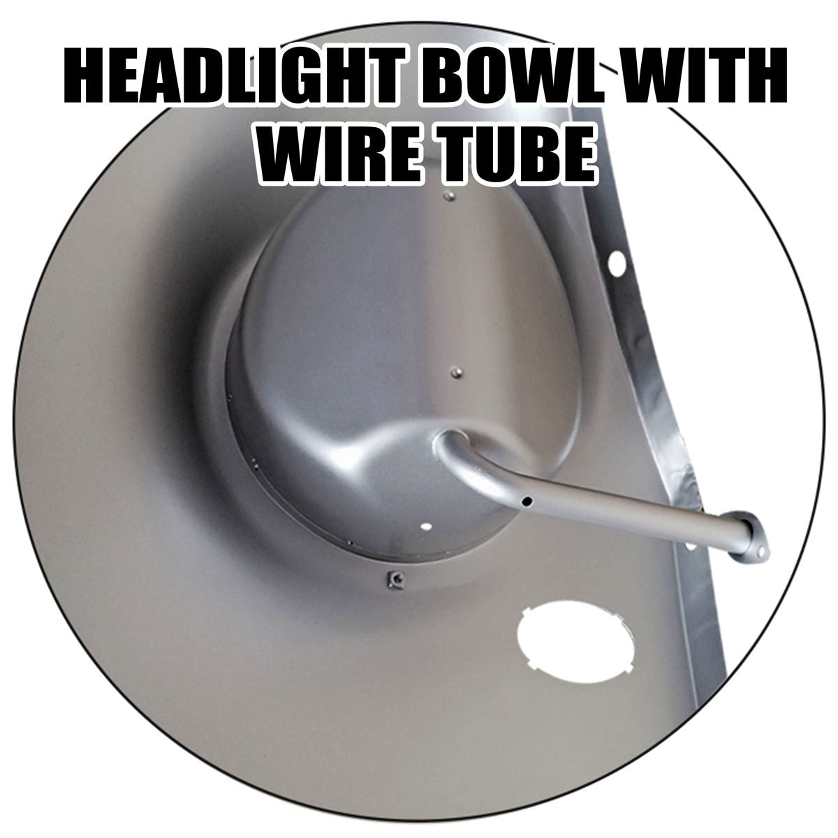 Front Fender Set, Beetle, Oval, 1953-59