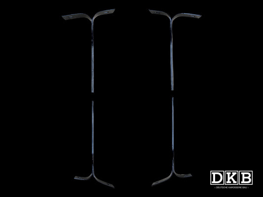 Complete Bumper Bracket Set, Beetle, Split, 1949-52