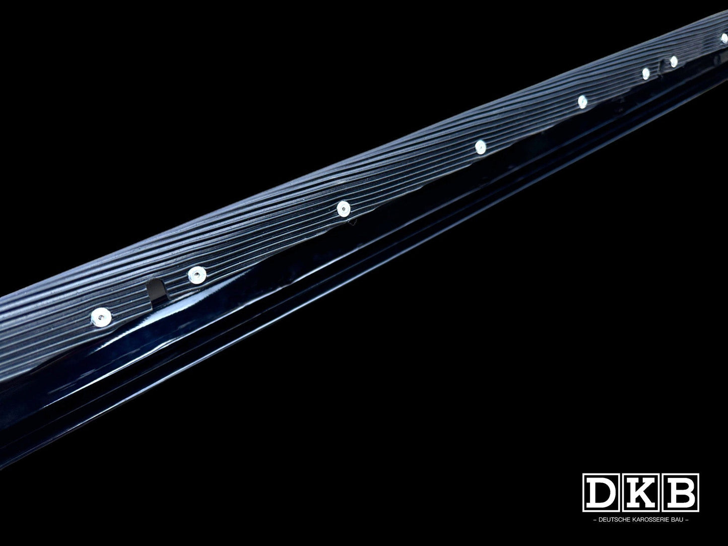 Running Board Set, Deluxe, Beetle, Split, 1951-53, Mounted