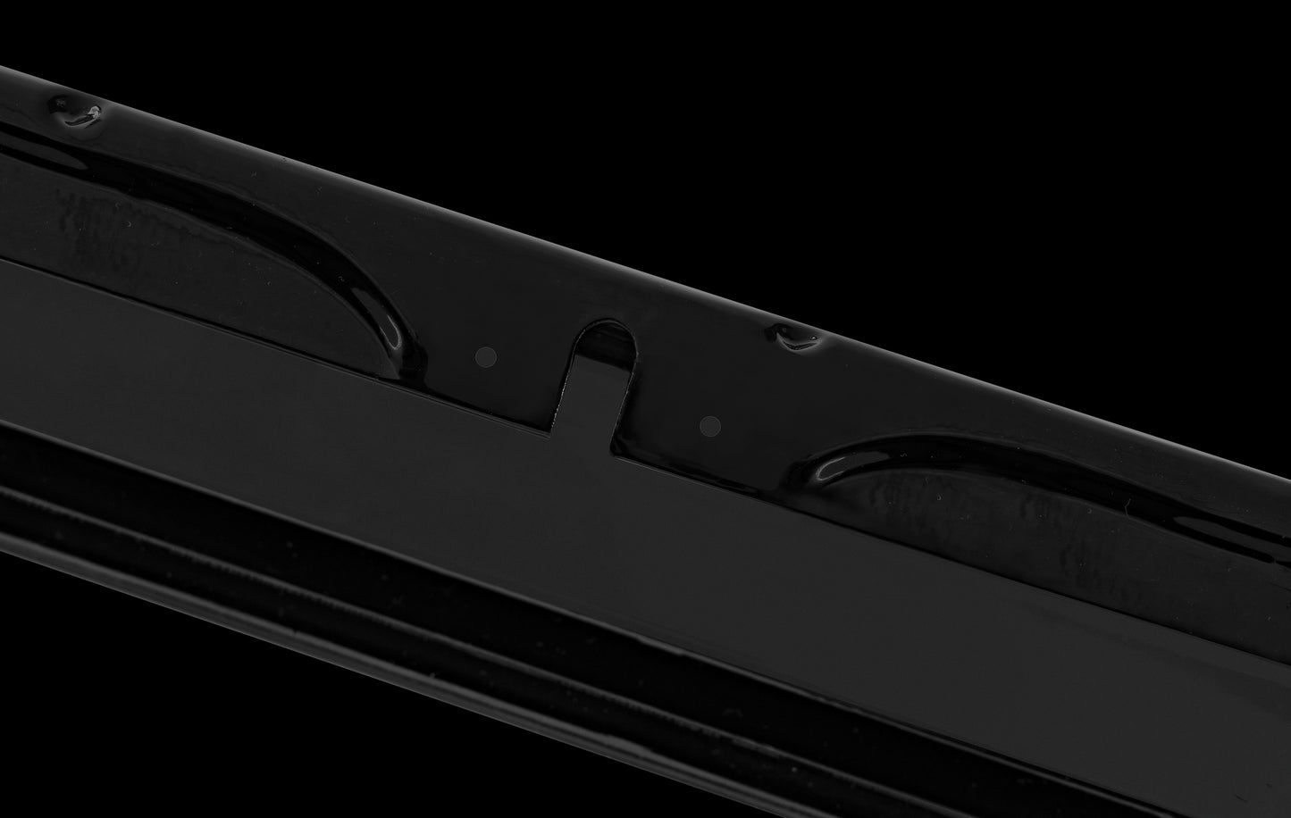 Running Board Set, Standard, Beetle, Oval, 1953-57, Powder Coated