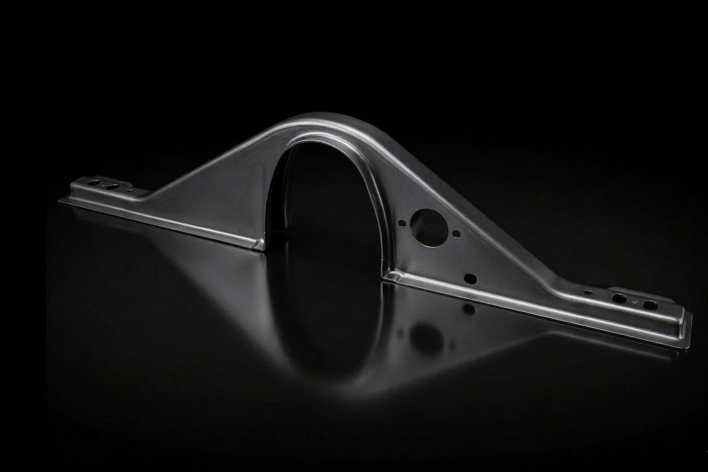 Center Front Chassis Support "Napoleon Hat", Split Oval, up to 1967, Beetle