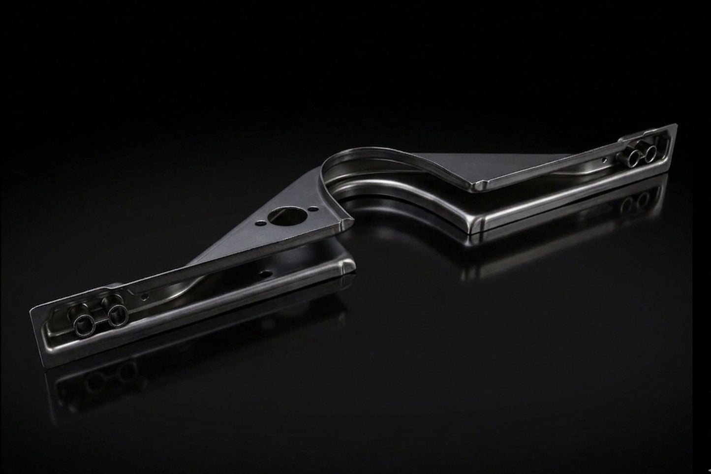 Center Front Chassis Support "Napoleon Hat", Split Oval, up to 1967, Beetle
