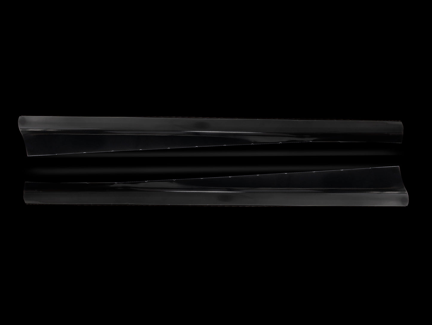 Running Board Set, Standard, Beetle, Split, 1949-53, Powder Coated