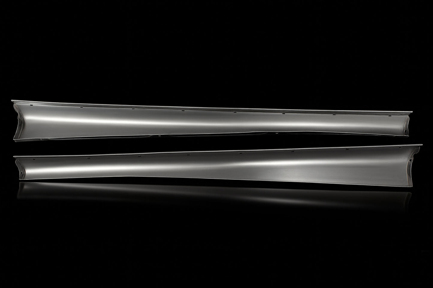 Running Board Set, Deluxe, Beetle, Oval, 1953-57