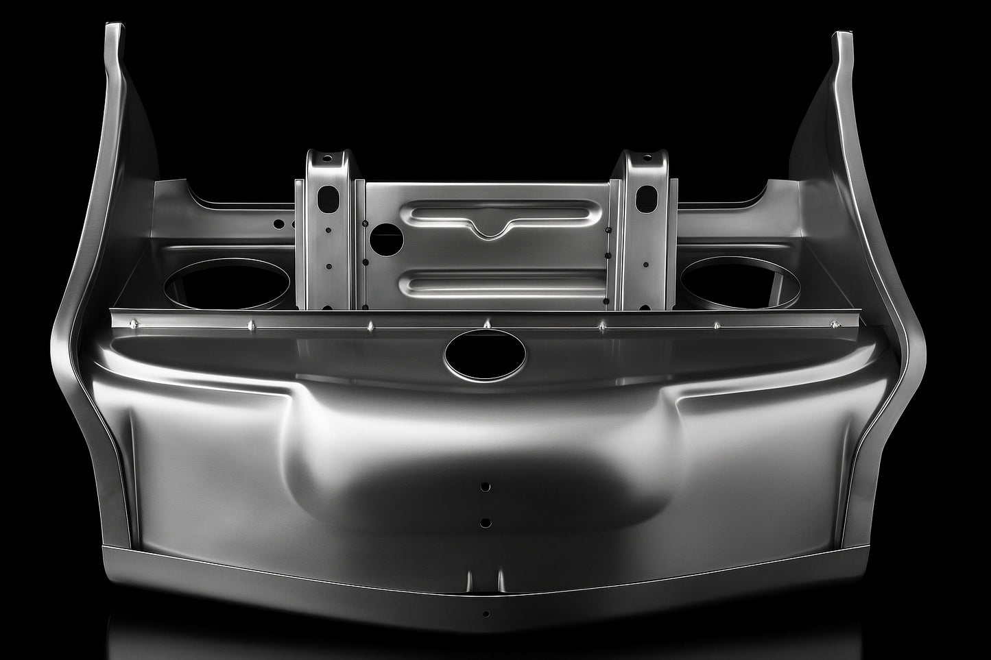 Complete Front End Clip Assembly, Oval, Beetle, 1956-57